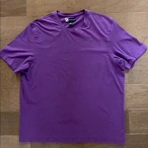 Saks Fifth Avenue Men’s Purple Cotton T-shirt